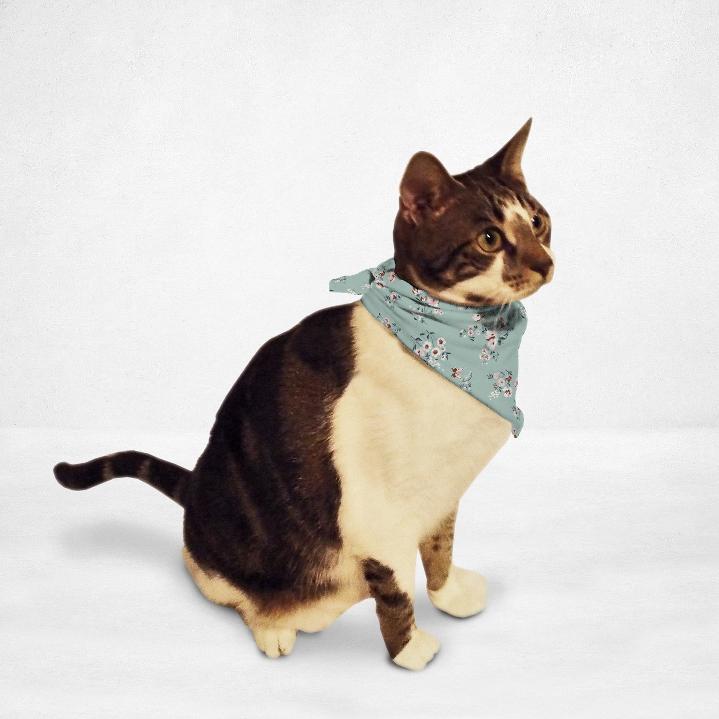 Soft White Flowers Cat & Dog Bandana